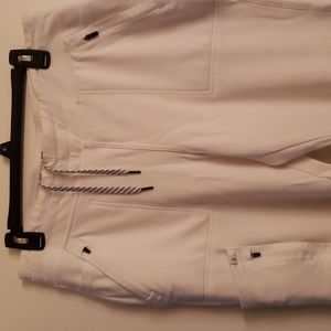 Jaanuu white scrub bottoms